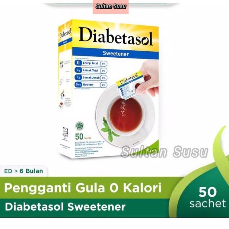 

Gula Diabetasol, DIABETASOL ZERO CALORIE SWEETENER 50 Sachet |FATOQ Big Sale