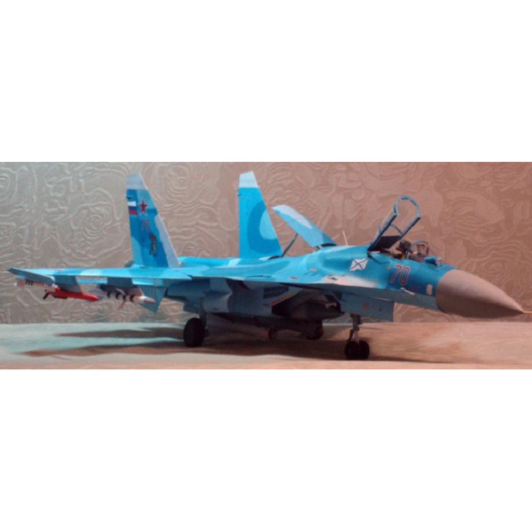 DIY Miniatur Papercraft Pesawat Tempur Sukhoi Su-33