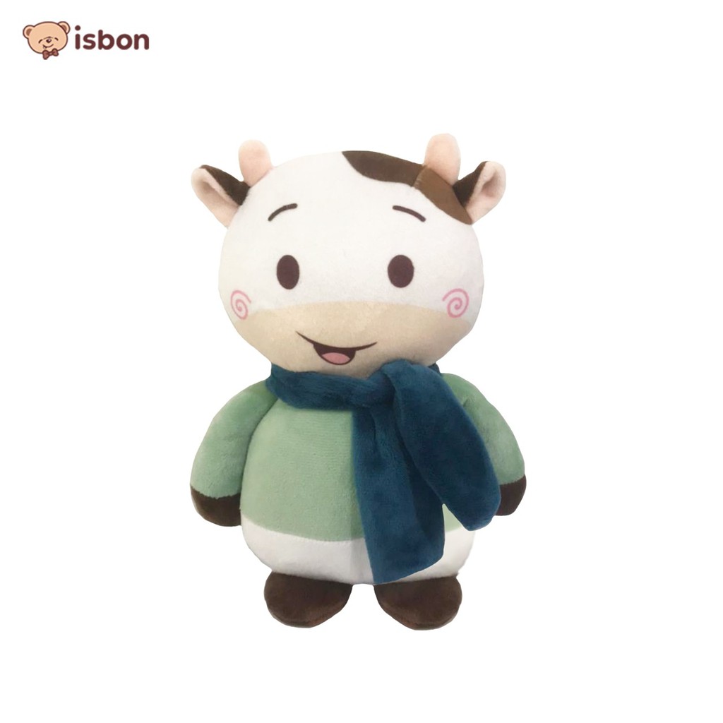 Boneka bayi sapi cow series baby syal musim dingin untuk kado natal dan hadiah ulang tahun bahan premium lulus SNI-istana boneka
