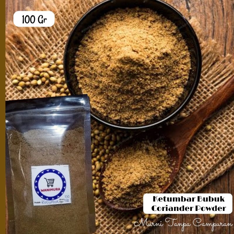 

bumbu dapur ketumbar bubuk 100 gr / coriander powder 100 gr / ketumbar bubuk