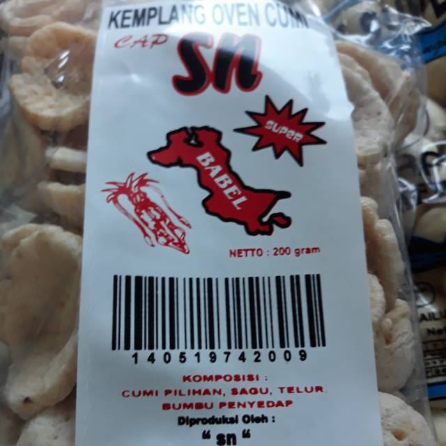 

Kemplang oven cumi super khas bangka