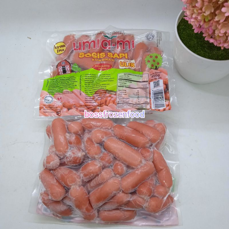 

umia-mi sosis sapi kombinasi 450g isi 50biji