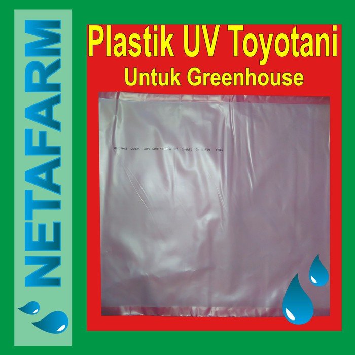 Plastik UV Toyotani Tebal 200 micron Lebar 3 meter - 1 meter