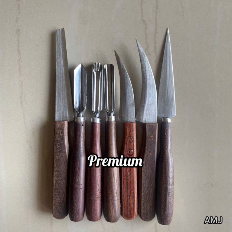 Pisau garnish buah dan sayur , pisau tumpeng BERKULITAS