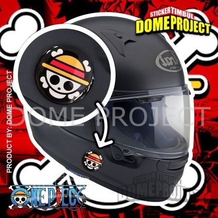 ONE PIECE LUFFY STIKER EMBLEM STIKER MOTOR LENTUR STIKER AKSESORIS SEPEDA MOTOR