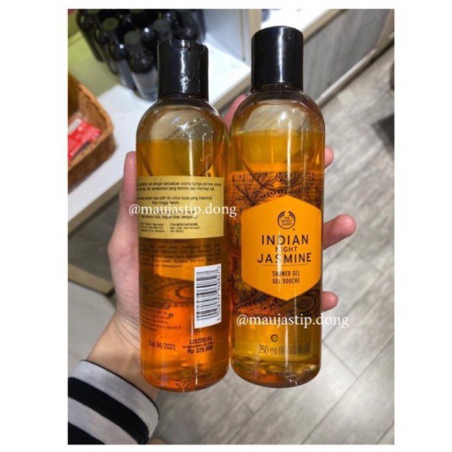 Shower gel Indian Night Jasmine The Body Shop Shopee Indonesia