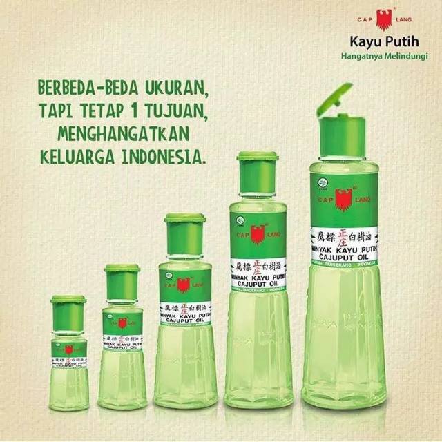 

Minyak Kayu Putih Cap Lang 30/60 ML