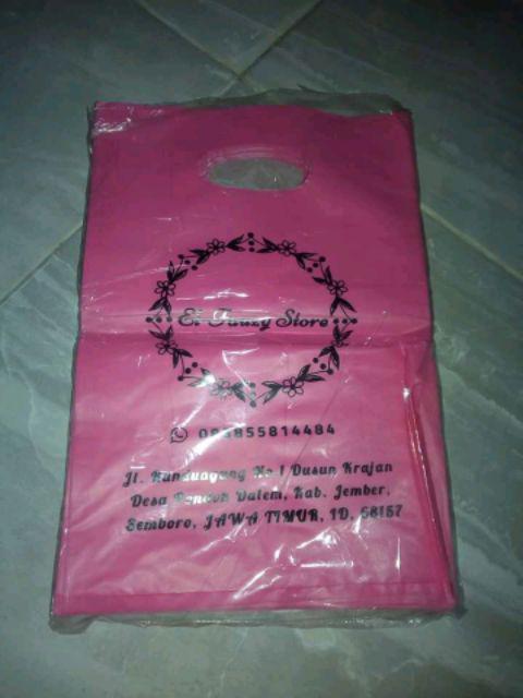 Plastik Sablon Plong Hd Ukuran 20x30 Free Desain