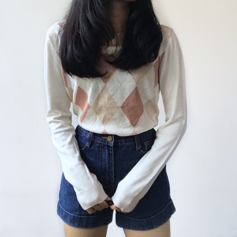 Luccica Argyle Knitwear