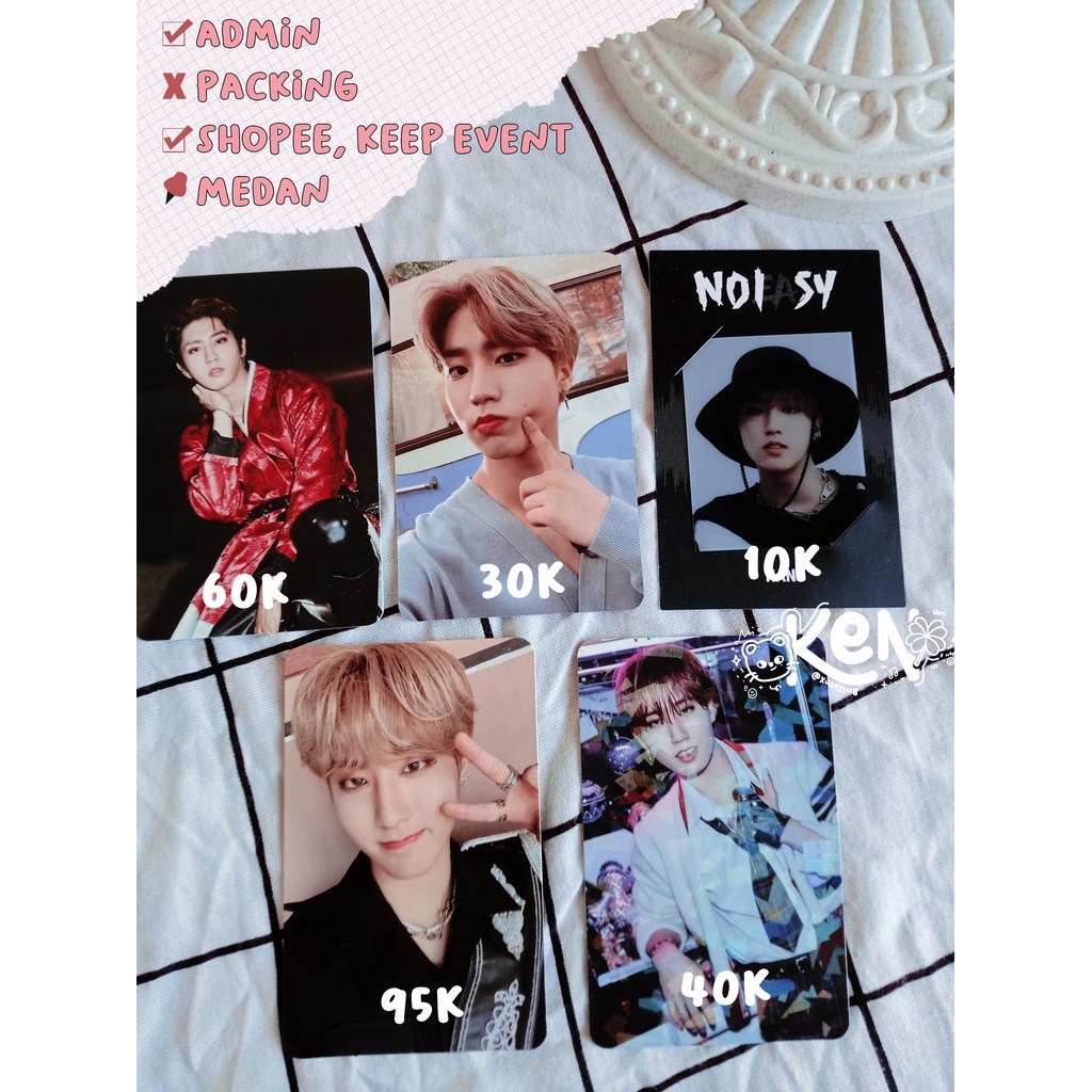 OFFICIAL PHOTOCARD HAN JISUNG STRAY KIDS INLIFE NOEASY JEWEL DS CONCEPT PC FRAME CE CHRISMAST EVEL G