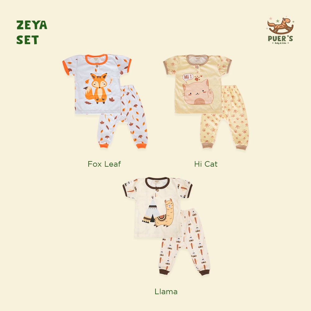 SETELAN BAYI DAN ANAK PUER'S ZEYA SET (SETELAN ANAK)