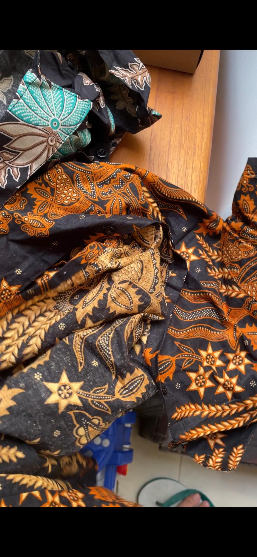 Kemeja Batik Anak / Hem Anak Pendek Laki Laki Motif Ulir 1-13 Tahun
