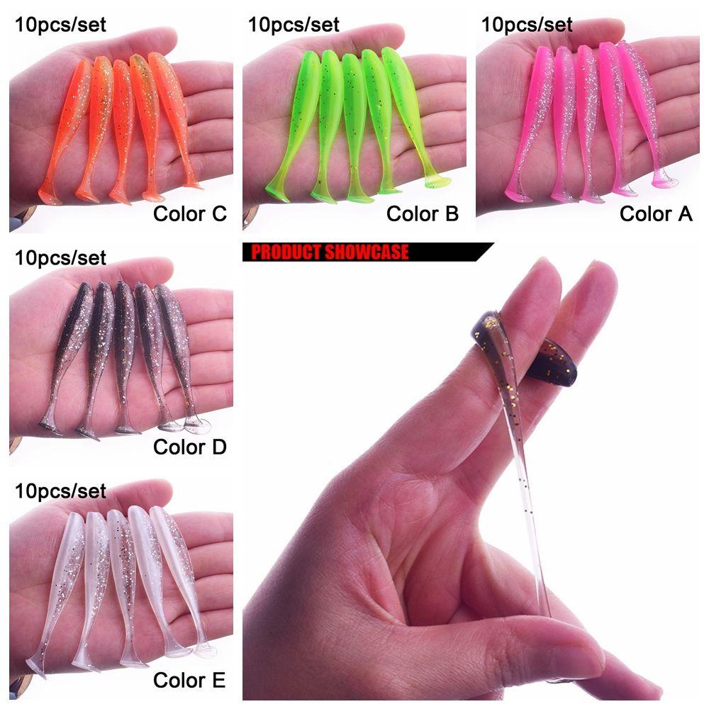 TOP 10pcs /lot Umpan Cacing Pancing Tahan Lama Buatan Warna Ganda Capuchin Maggot