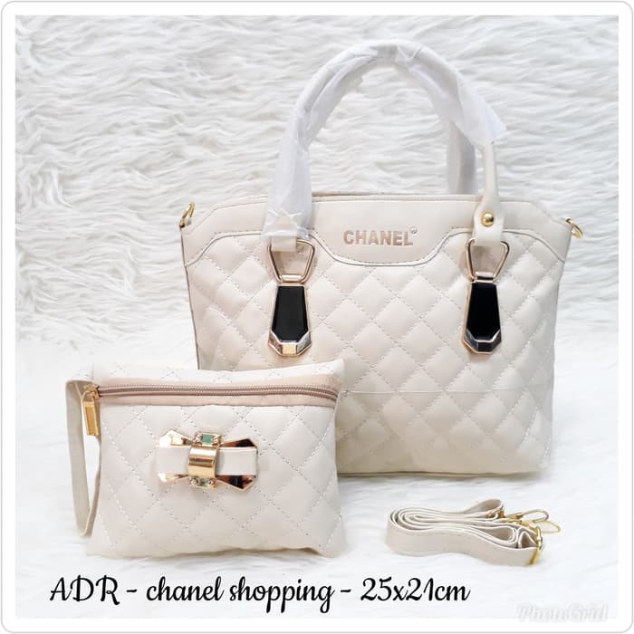 Terbaru CHANEL SHOPPING BAG/TAS BELANJA/TAS JINJING WANITA/TAS TERBARU