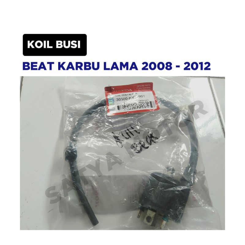 Koil Busi Beat Karbu lama 2008 2009 2010 2011 2012  / Koil Coil Pengapian Motor Stater ORI AHM / Ori