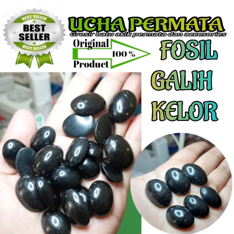 borongan batu akik galih kelor hitam murah