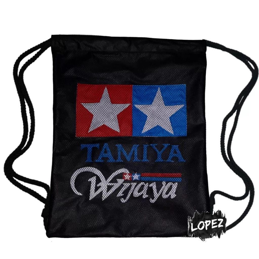 Tas Jaring Tamiya / Tas Ransel Mini 4WD Magnum Saber Yamato / Backpack Car Vehicle Model Kit Lopez