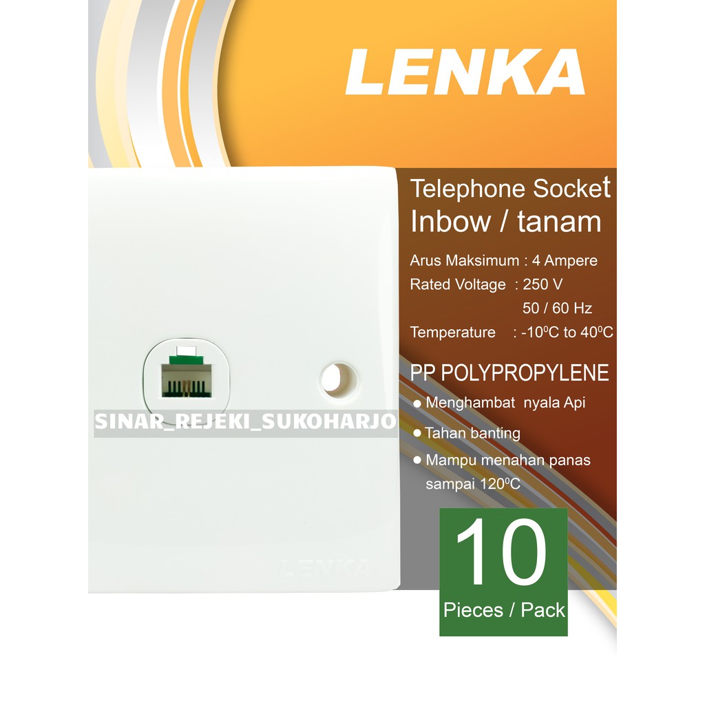 Lenka Telephone Socket Inbow / Tanam