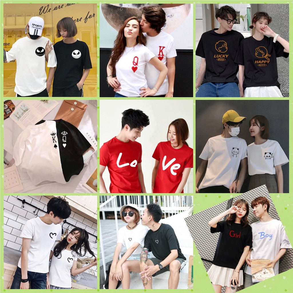 BAJU COUPLE PASANGAN KAOS KAPEL KAPELAN TSHIRT COPEL TUMBLR TEE CAPEL PACAR MURAH kembar kembaran