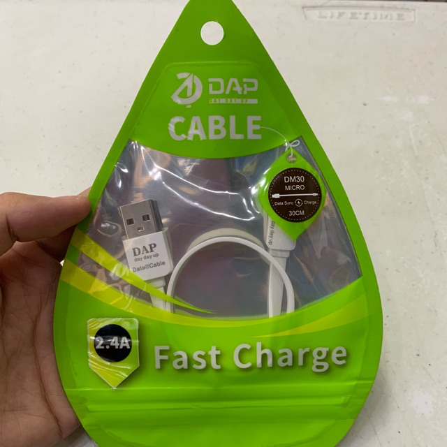 KABEL DATA MICRO DAP DM30 FAST CHARGING 2.4A