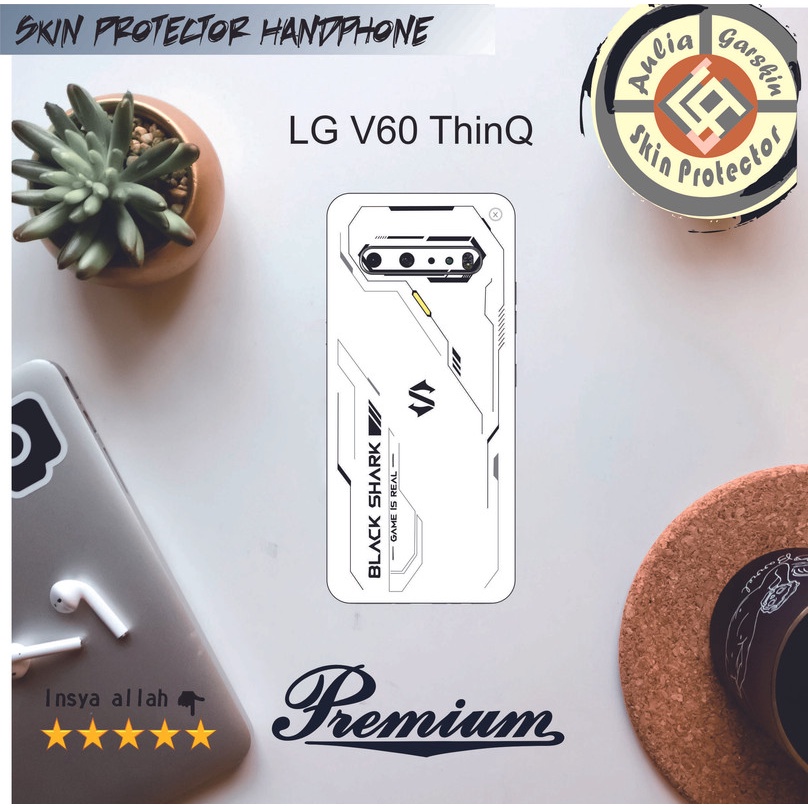 Dapat 2pcs Garskin HP LG V60 ThinQ Motif hhh - Free Custom Motif Via Chat