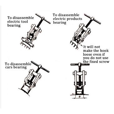 MURAH Treaker Bearing Puller Alat Pelepas Bearing AB 1, AB 2 Armature Bearing AB1 AB2 / Tracker Bearing AB1 19 X 35 Mm Treker Bering AB2 24 X 55 Mm