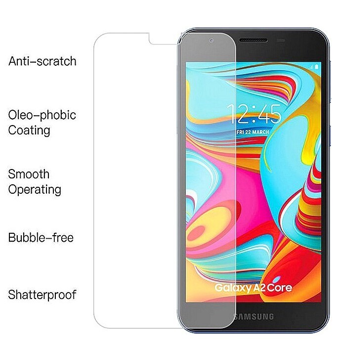 Tempered Glass Samsung A2 Core Screenguard Antigores Kaca Temperglass Screen Protector