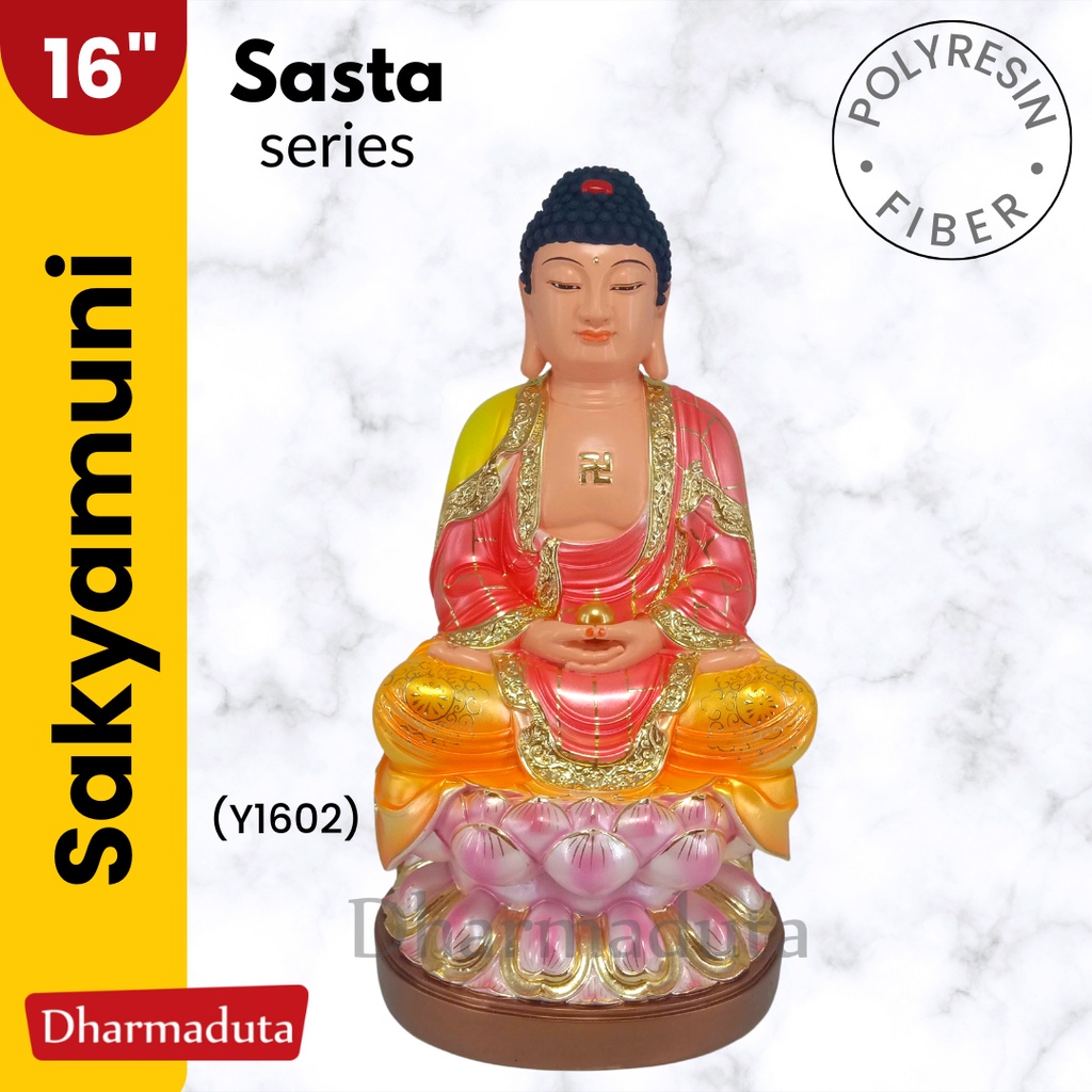 Sasta Sakyamuni Mahayana 16 in Gautama - Patung Rupang Arca Buddha