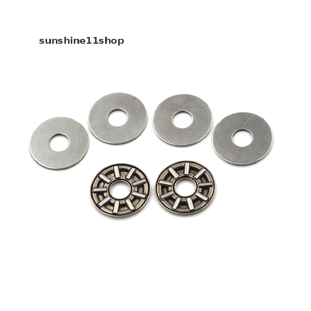 Sho 2 Set AXK0619 Thrust Needle Roller Bearing Dengan Dua Washers Ukuran 6mm x 19mm x 2mm