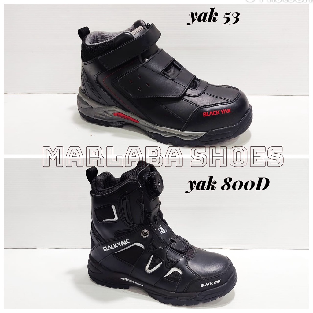 Sepatu Safety Shoes Black Yak Standar Internsional