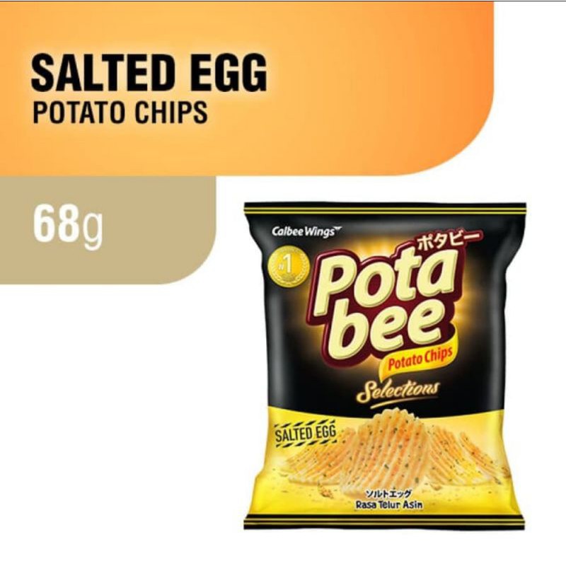 Potabee salted egg rasa telur asin 68 gram