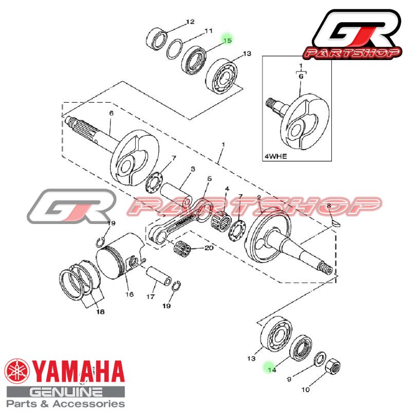 SEAL KRUK AS LOSSPACK KIRI KANAN F1ZR ORI FIZR FIZ F1Z R TANPA KEMASAN LOSPAK LOS PAK LOSS PACK CRANKSHAFT SIL CRANK BANDUL BANDULAN