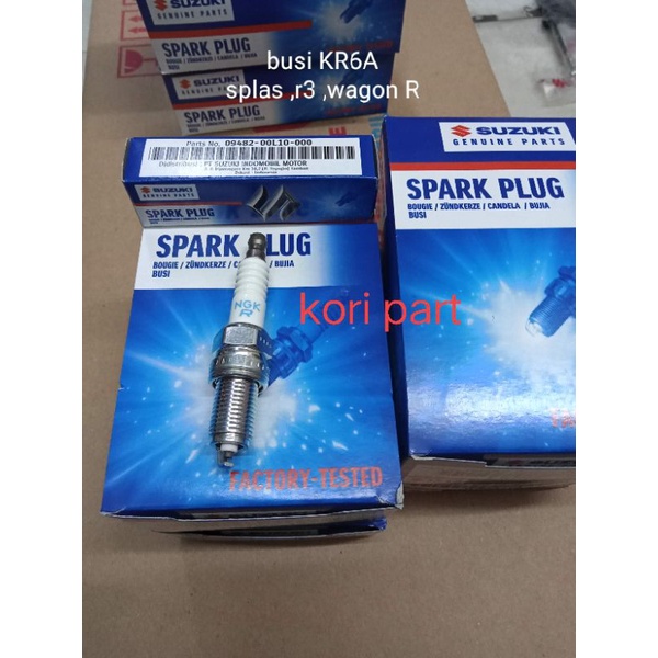 sprak plug( busi) splash,wagon R,Ertiga