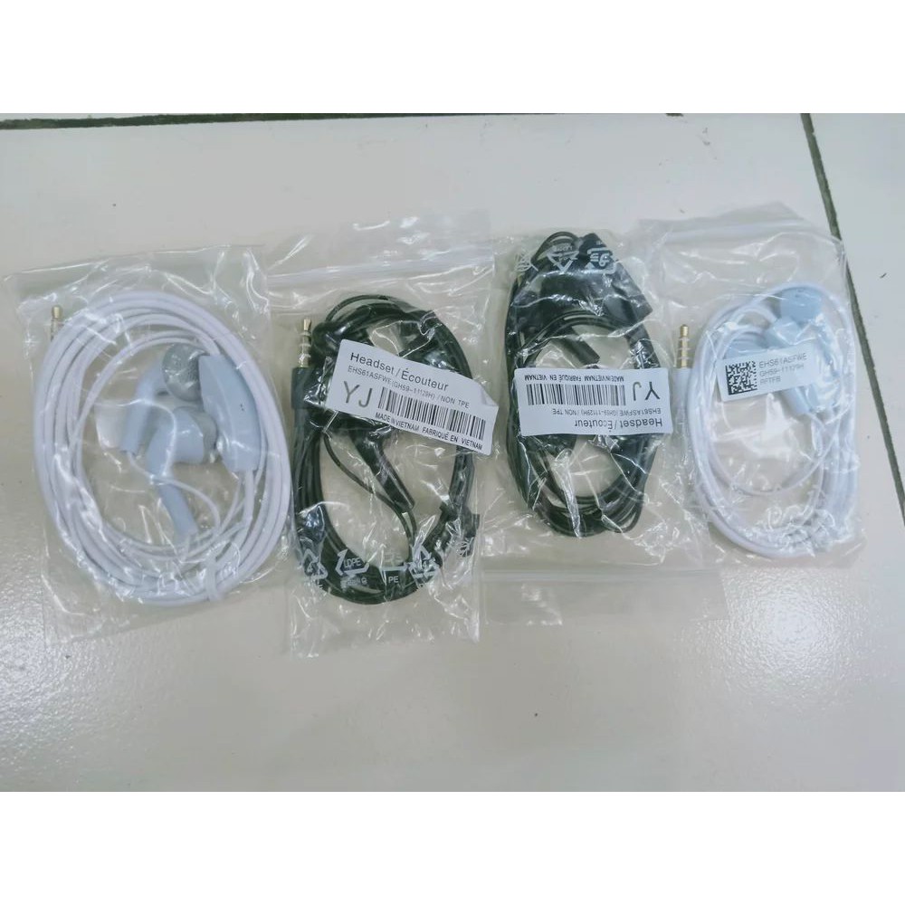 Termurah handsfree headset Samsung J1 ori copotan handset samsung J1 cabutan ori handsfree samsung