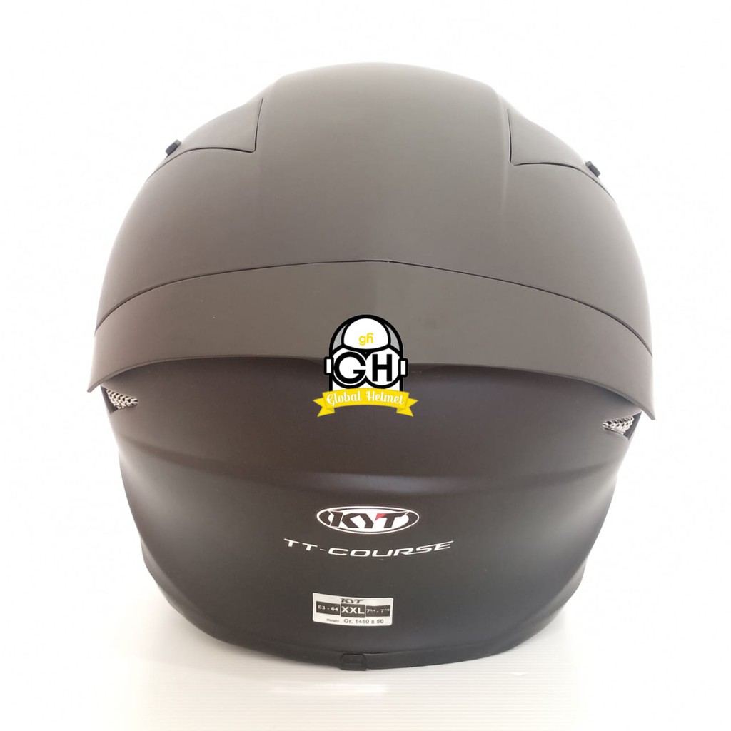 HELM KYT TT COURSE PLAIN MATT BLACK