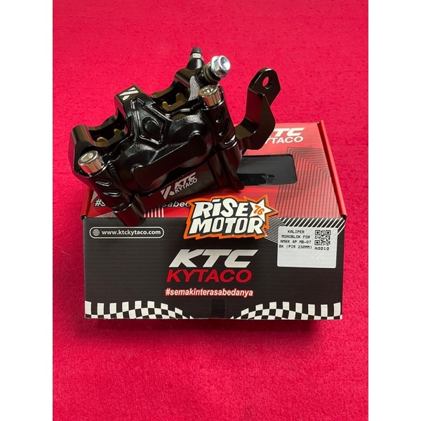 KALIPER KTC KYTACO MONOBLOK 4 PISTON NMAX HITAM