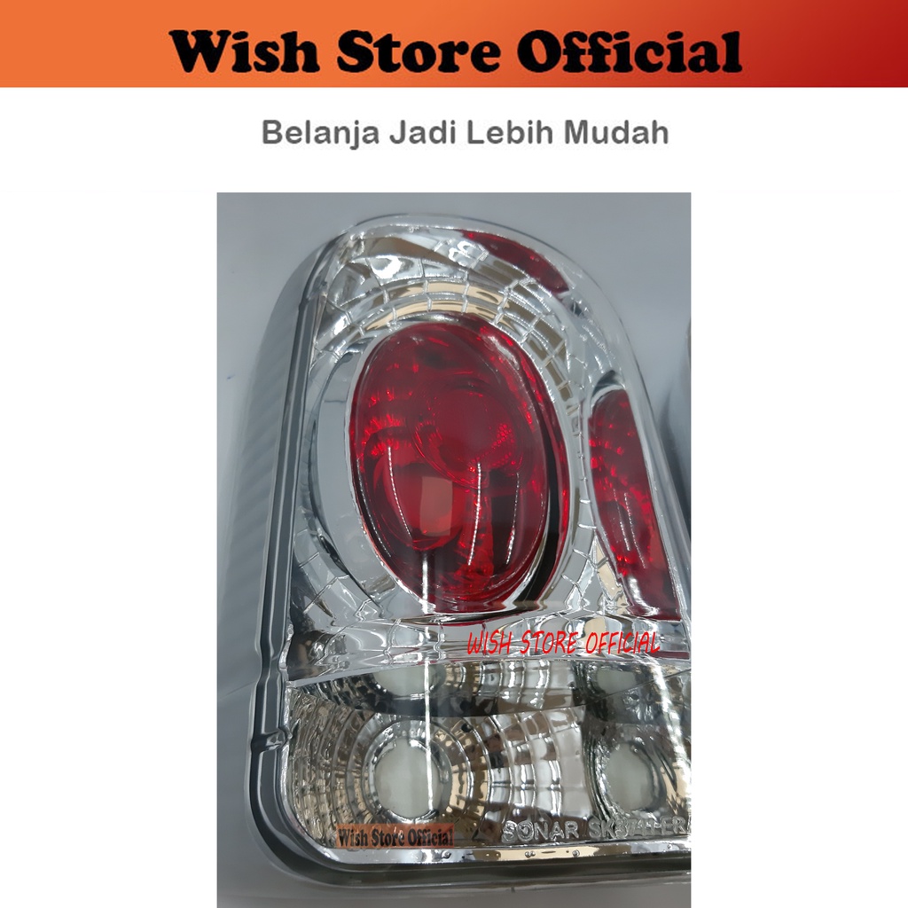 Lampu Stop Lamp Belakang Rem Stoplamp Rear Espass S91 S-91 Alteza Kristal Sepasang Kiri dan Kanan