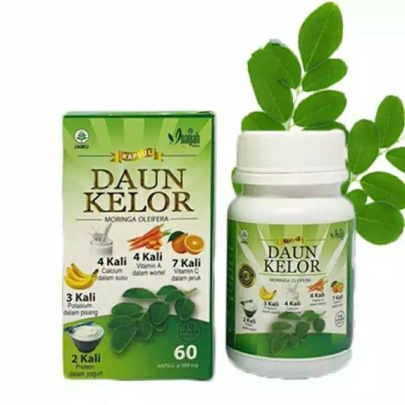 Kapsul Daun Kelor - Inayah - Obat Diet - Pelangsing Tubuh