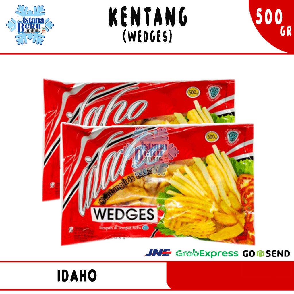 

Kentang Idaho spicy Wedges 500gr