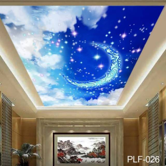 Wallpaper 3D custom motif aquarium.