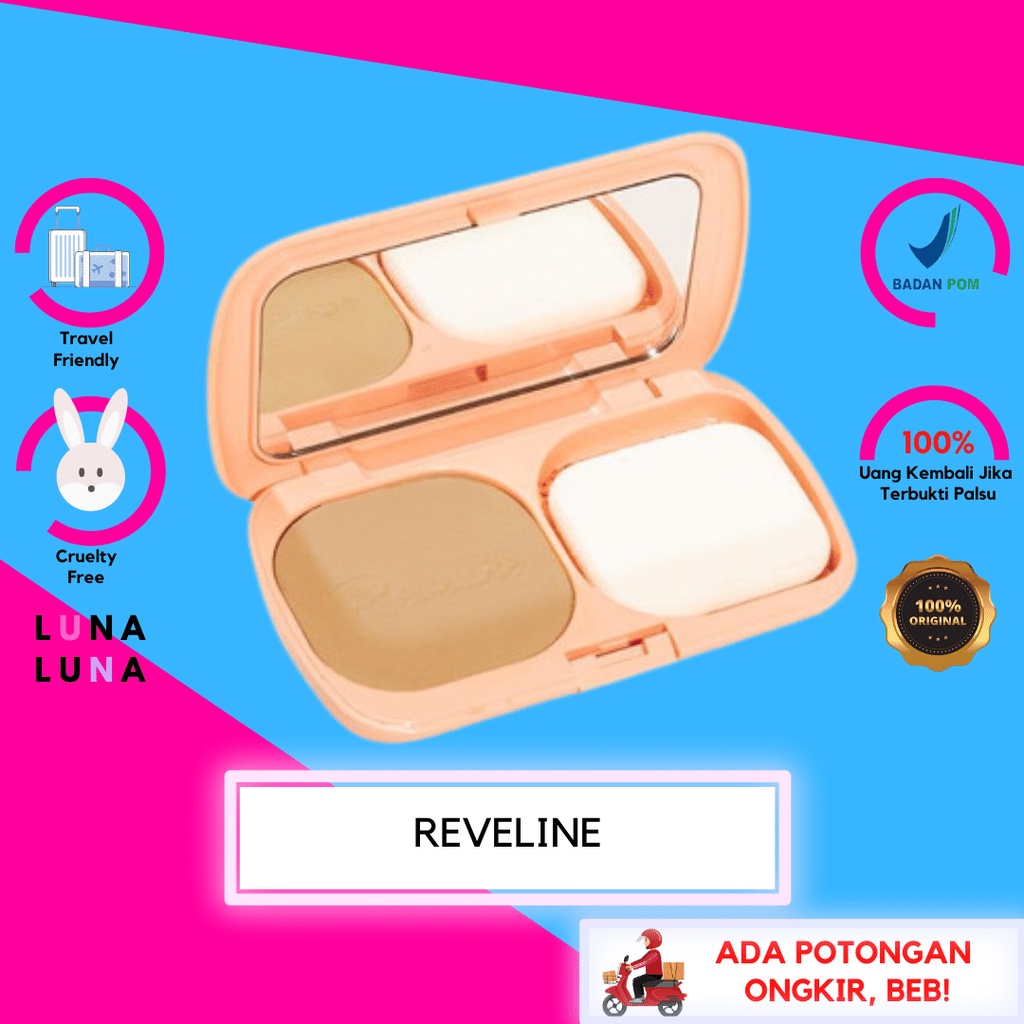 REVELINE | Reveline Brightening Two Way Cake | Bedak TWC [BPOM] ORIGINAL 100%