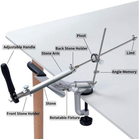 Pengasah | Pengasah Pisau Professional Knife Sharpener 4 Grid Batu Pengasah