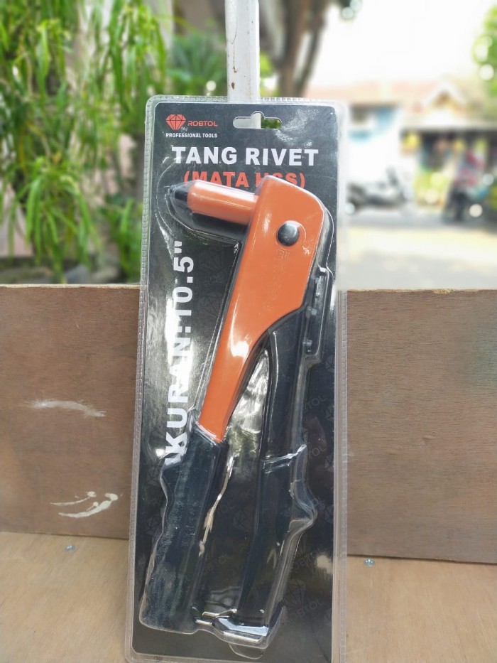 ROBTOL Tang Rivet Ripet 10.5 Inch Tembakan Paku Hand Riveter Gun