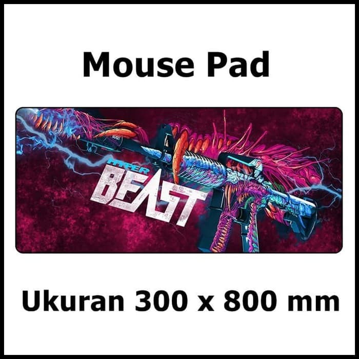 Gaming Mouse Pad XL Desk Mat 300 x 800 mm Model Gambar 3 MP005