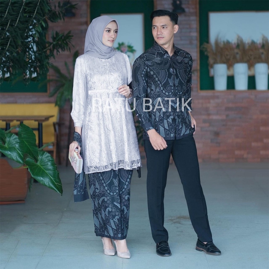 Maura Couple - Sania Ruffle Batik Couple ori Ndoro jowi DNT Garansi Termurah Shopee - Couple Aulia