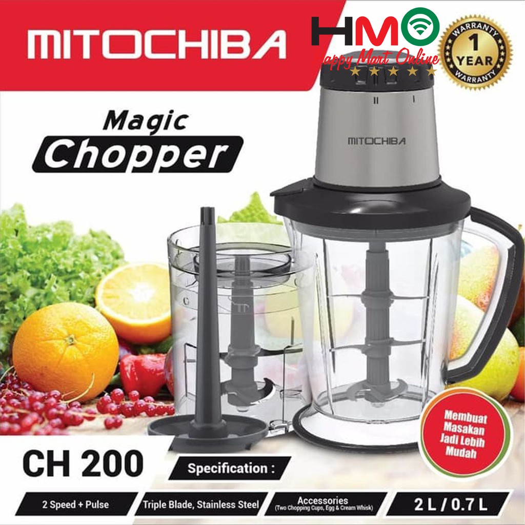 Mitochiba Blender Food Chopper Magic Chopper MITOCHIBA CH-200 CH 200
