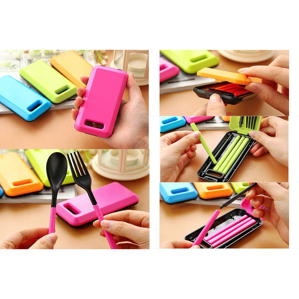 SENDOK MAGIC yunra spoon fork chopsticks SENDOK PORTABLE