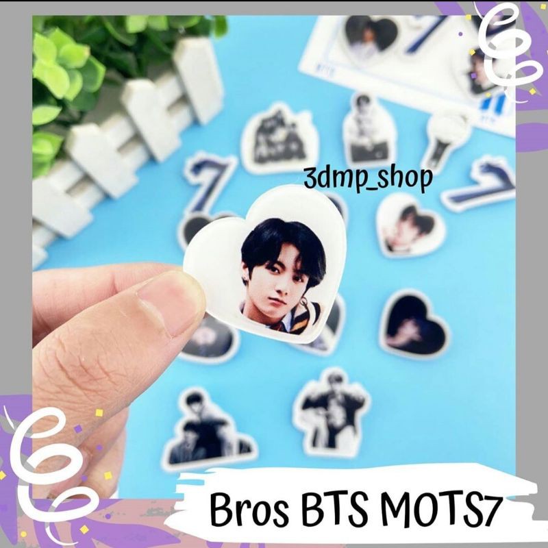 Pin Bros Lencana BTS MOT7 Map of the soul 7 jimin jungkook v taehyung