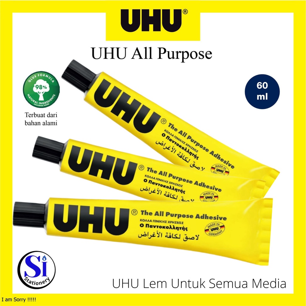 

Lem Uhu All Purpose Adhesive 60ml