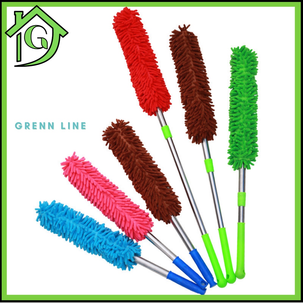 Kemoceng Cendol Microfiber Sapu Sulak Pembersih Debu Kaca Mobil Meja Lemari Serbaguna Panjang Pendek